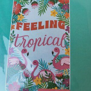 Feeling Tropical Flamingo Wall Decor 42x72 Inch Party Backdrop Beachy Pool Mural